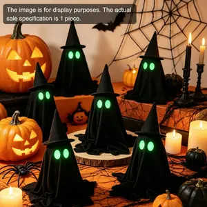 Latest Glow-In-The-Dark Ghost Decoration Ornament, Unique Night Light Decorative Piece, Holiday Party Decor, Perfect for Halloween and Gothic Themes