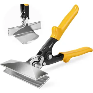 6 Inch Hand Seamers Sheet Metal Bender Tools for Bending, Seaming and Straightening 18-30 Gauge Sheet Metal, Duckbill Pliers for HVAC Work, Duct Work, DIY and Repair Projects