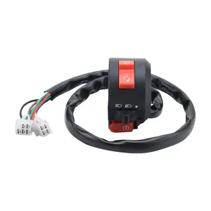 Left Kill Start Stop Headlight Switch with 9 Wires 2 Plugs connectors for TAOTAO 110cc & 125cc ATV