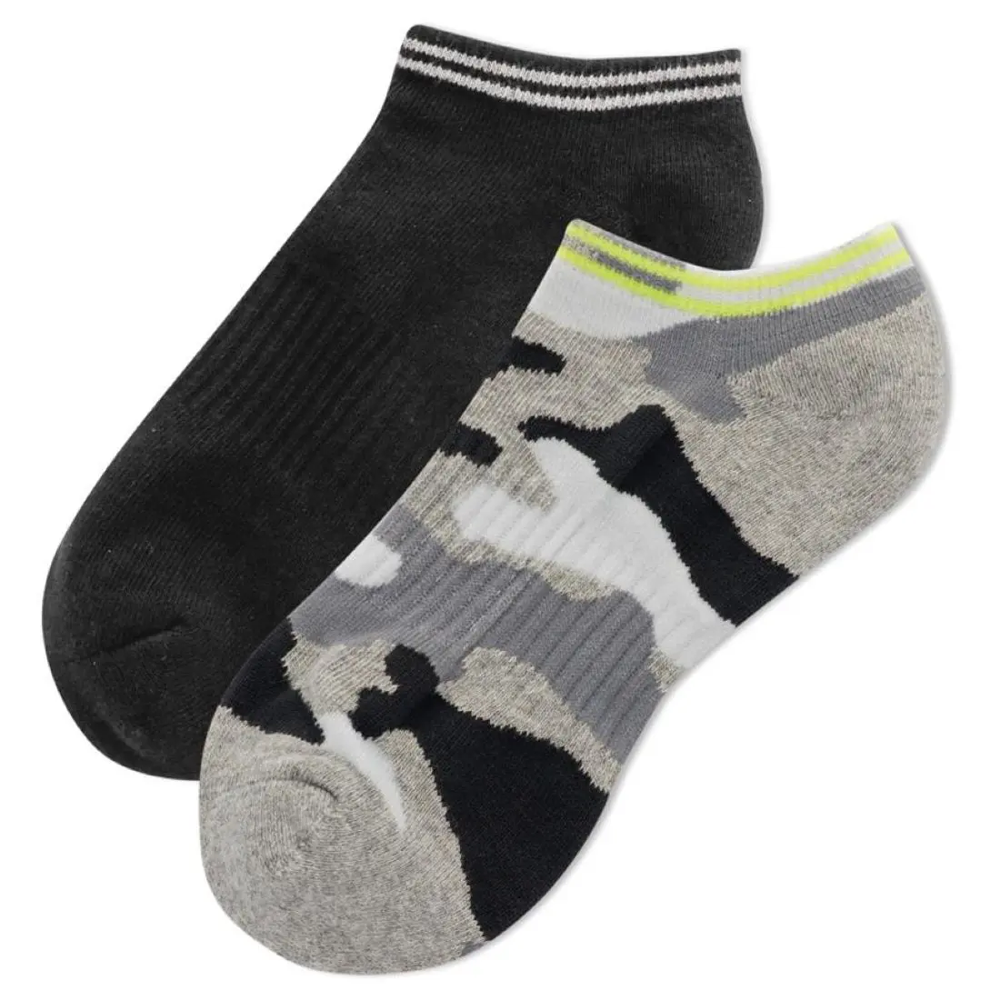 Hot Sox Womens Camouflage Low Cut Socks 2 Pair