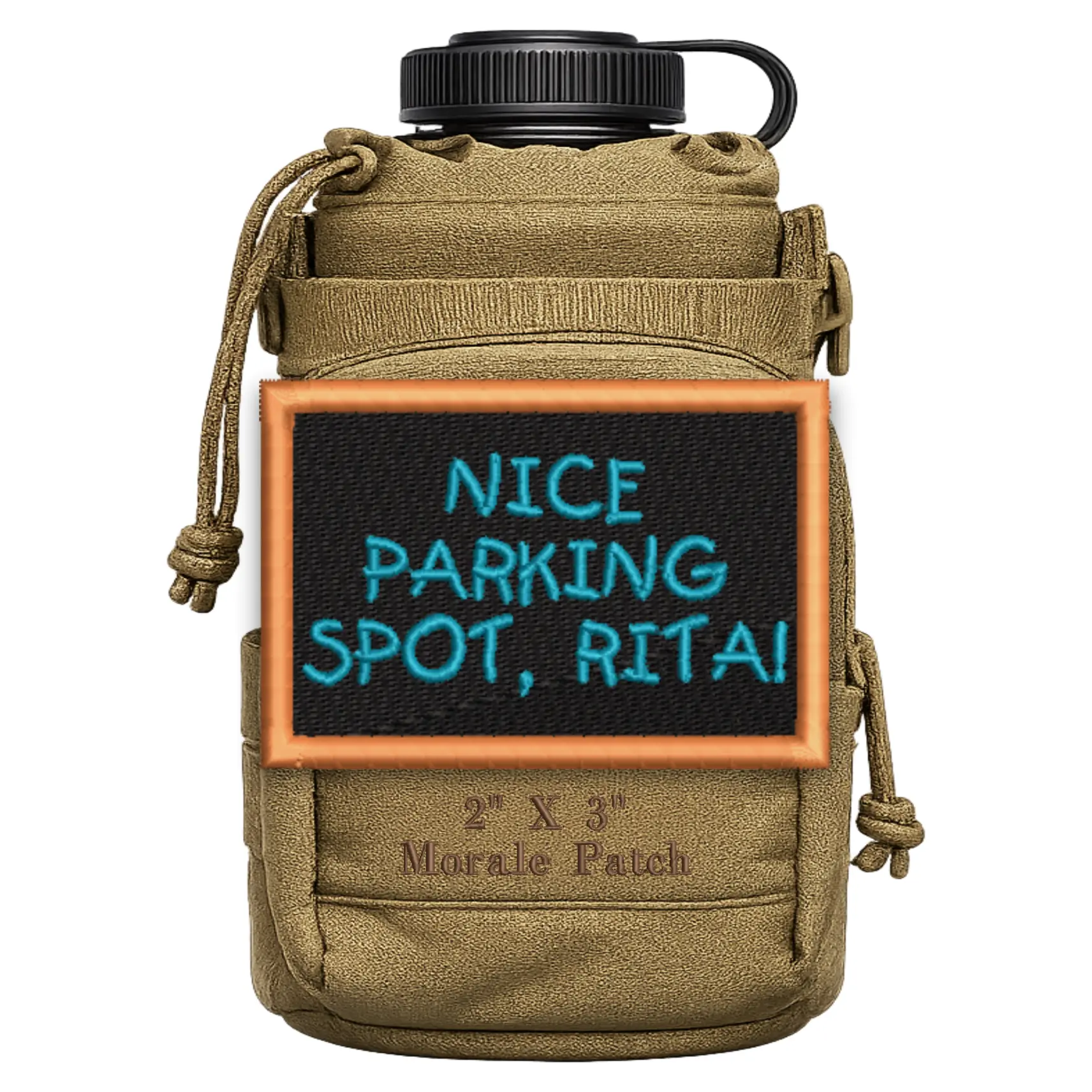 Nice Parking Spot Rita, Bluey Grannies Funny Morale Patch 2x3 Hook & Loop Back for Jackets Backpacks Tactical Vests Hats and Gear Office Humor Gift