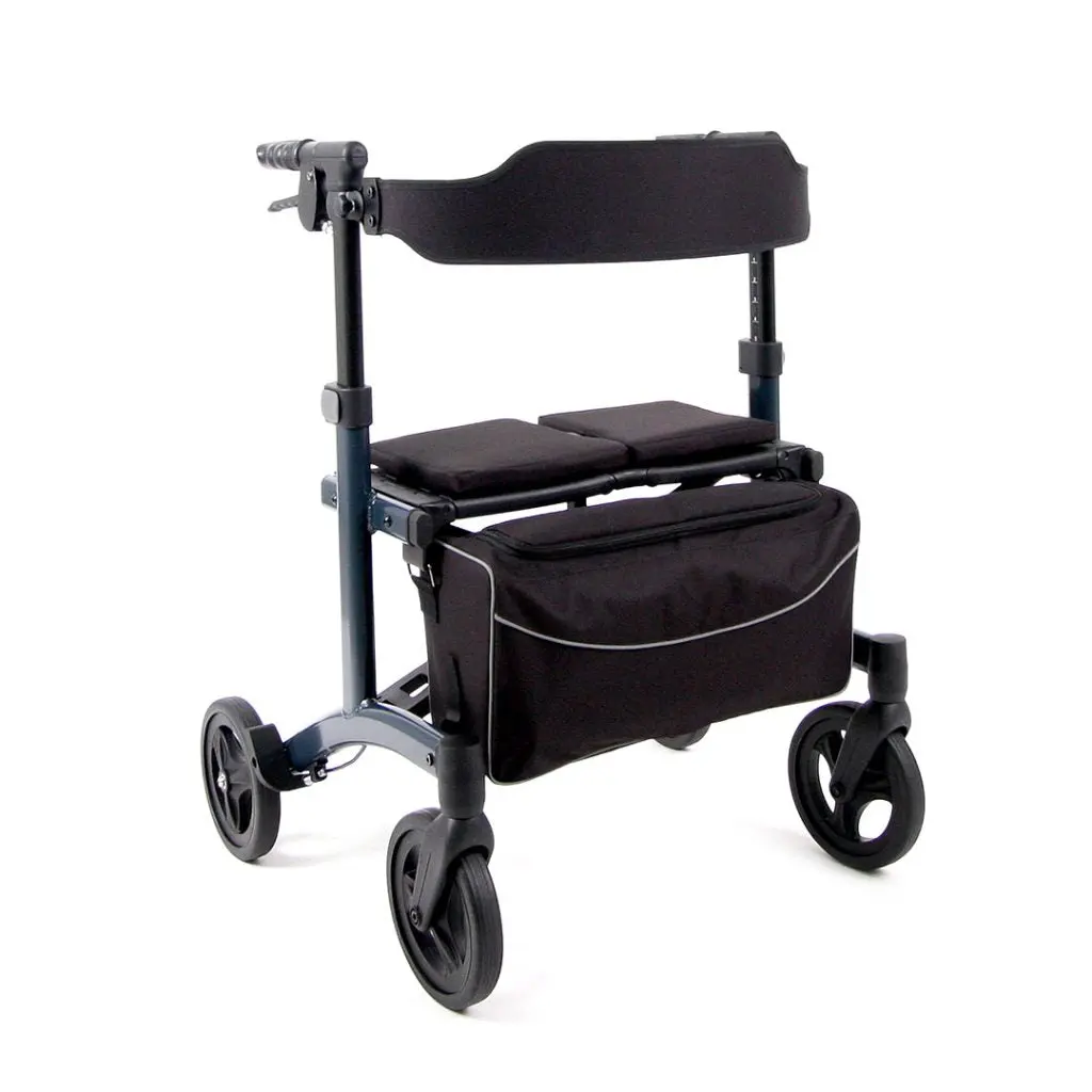Triumph Escape HD Heavy-Duty Rollator, 21" Aluminum Frame, 450 lb Weight Capacity