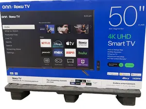 onn 50” Class 4K UHD Roku Smart Television, 100012585