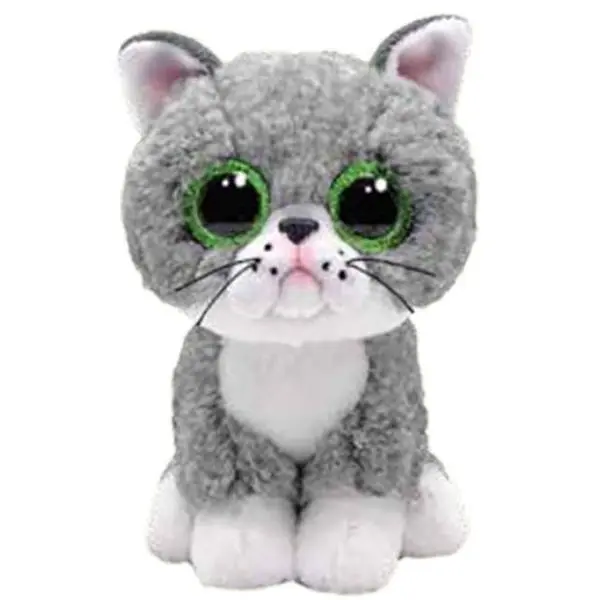TY Beanie Boos - FERGUS the Cat (Glitter Eyes)(Regular Size - 6 inch)
