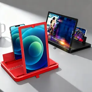 Mobile Phone Magnifier - Ultra-HD Screen Magnifier for Easy TV Viewing Dual Orientation for Landscapes and Portrait Use Eye Protection Full-Screen Mobile Phone Magnification