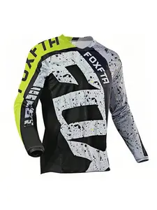 Mountain bike sportswear racing suit MTB BMX ATV downhill DH off-road motorcycle T-shirt men's fitness long sleeved T-shirt quick drying breathable 2026