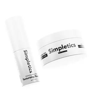 Simpletics Styling Essentials Bundle – Matte Clay & Volumizing Texture Powder for Strong Hold, Defined Texture & A Lightweight Matte Finish