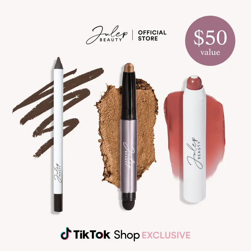 Eyeshadow, Eyeliner & Lips - Office-to-Dinner Kit