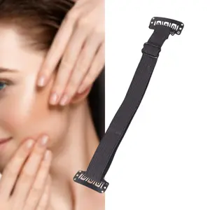 Facelift Bands with Clips Reusable Invisible Women Beauty Adjustable Elastic Stretching Strap Facial Lifting Hair Band Clip Hair Holder