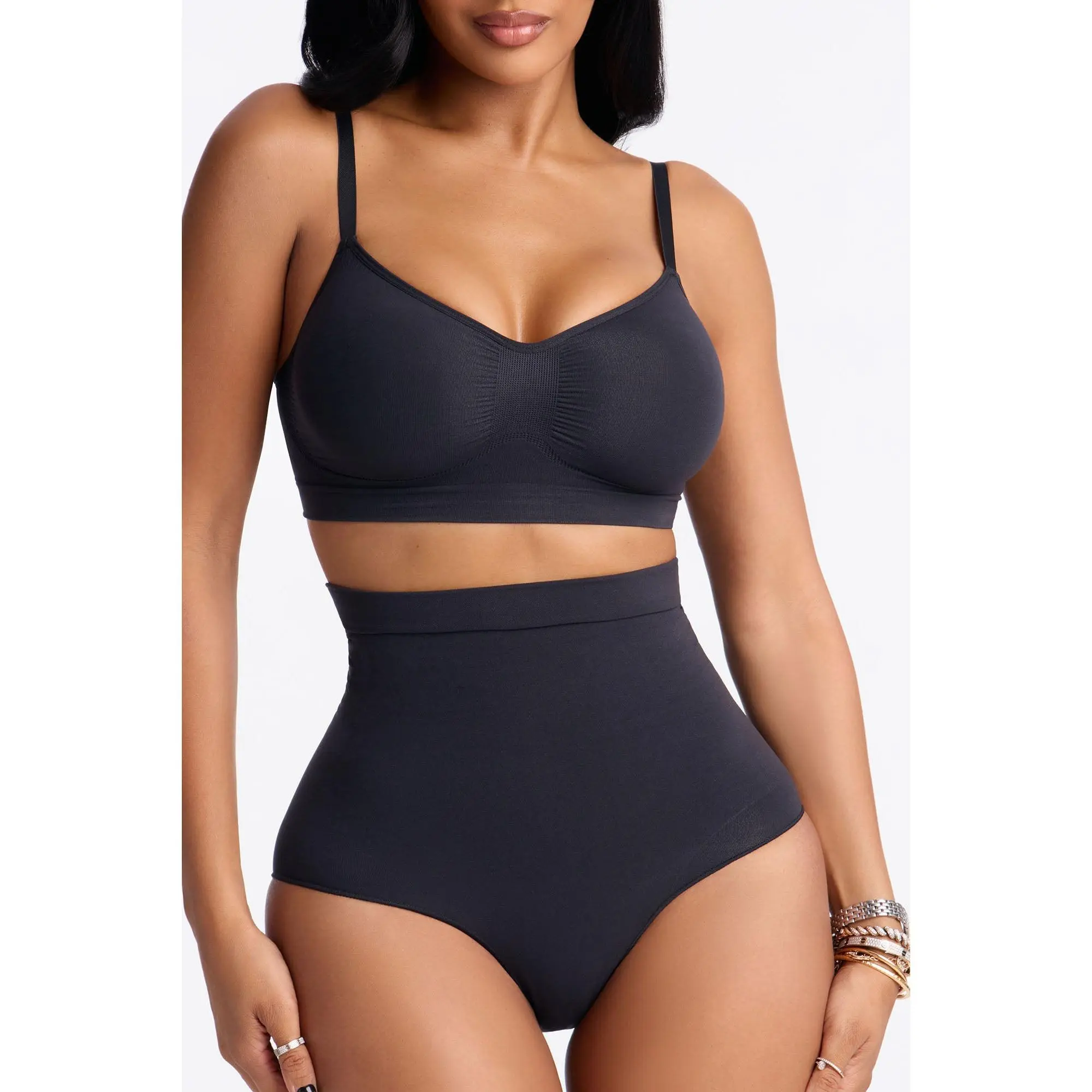 Nova Sculpt Seamless Strong Compression High Waisted Brief - Black Nova Sculpt Seamless Strong Compression High Waisted Brief - Black