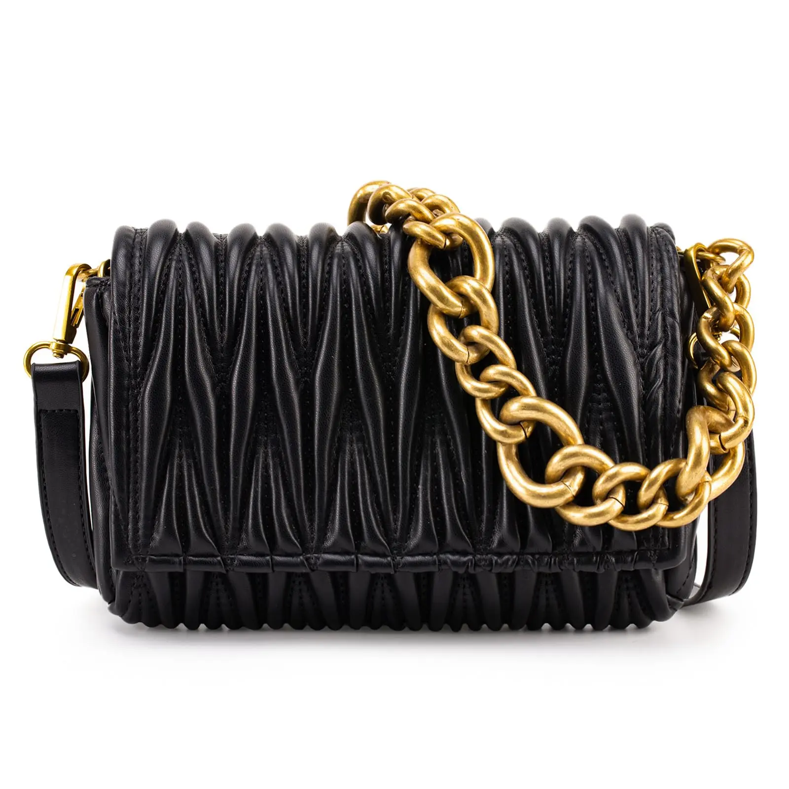 Montana West Quilted Small Shoulder Bag for Women Trendy Cute Clutch Underarm Purse with 2 Removable Strap
