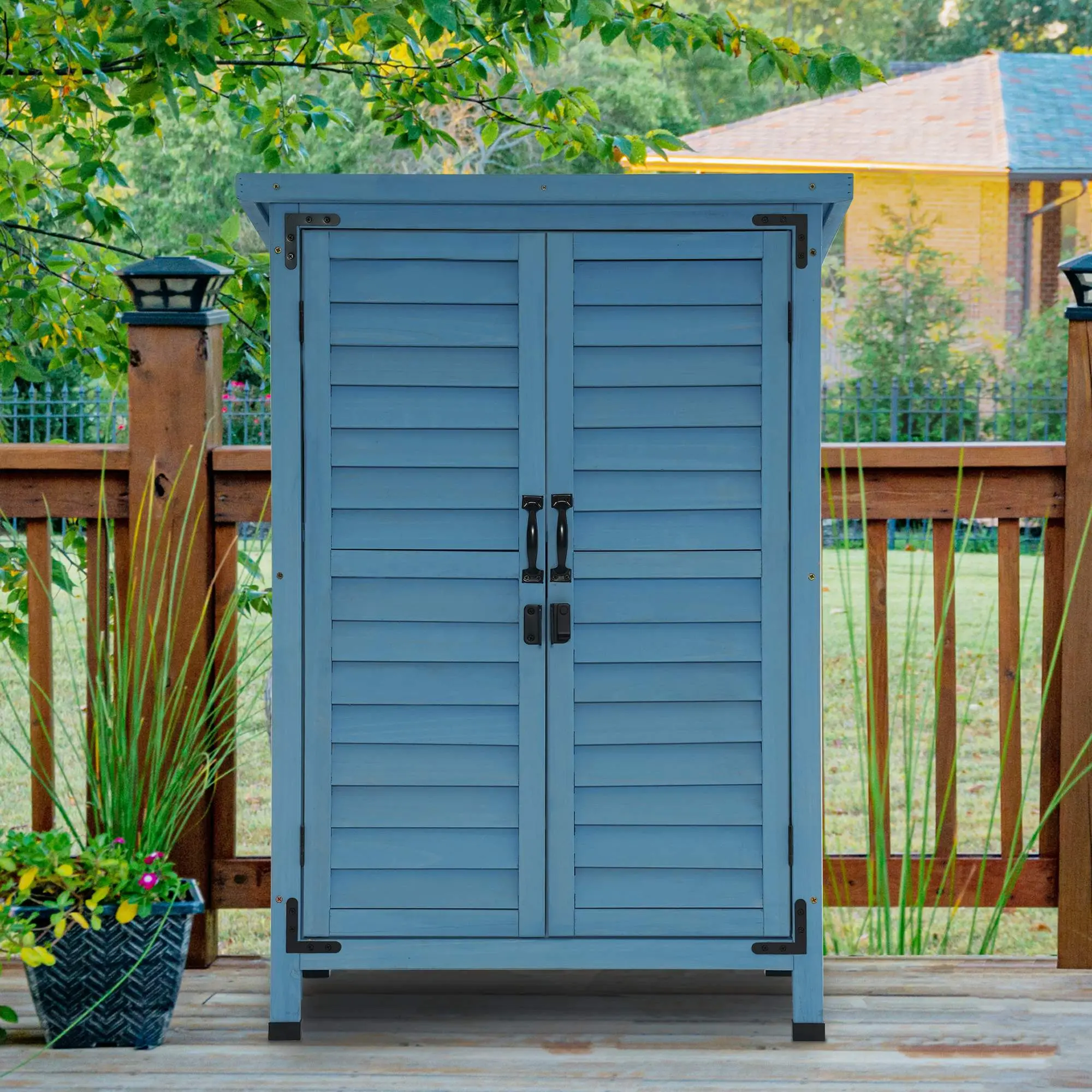 Small Safe Outdoor Storage Cabinet, Model 0985, Safe Storage Cabinet