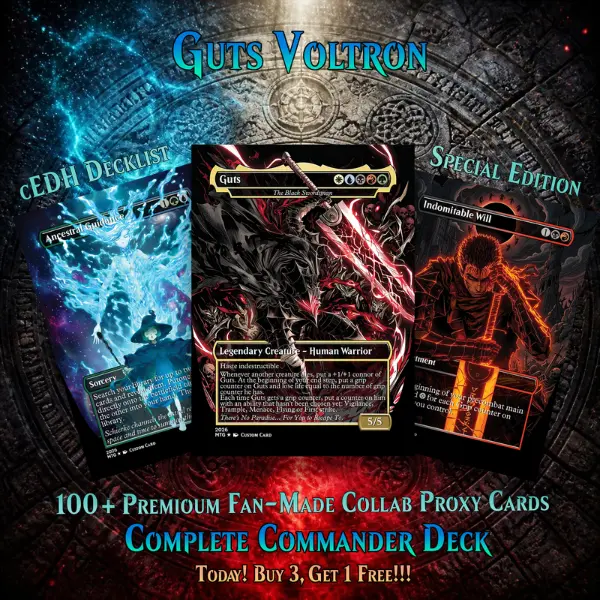 Berserker Guts Voltron Custom MTG Proxy Deck - 100+ Cards Set
