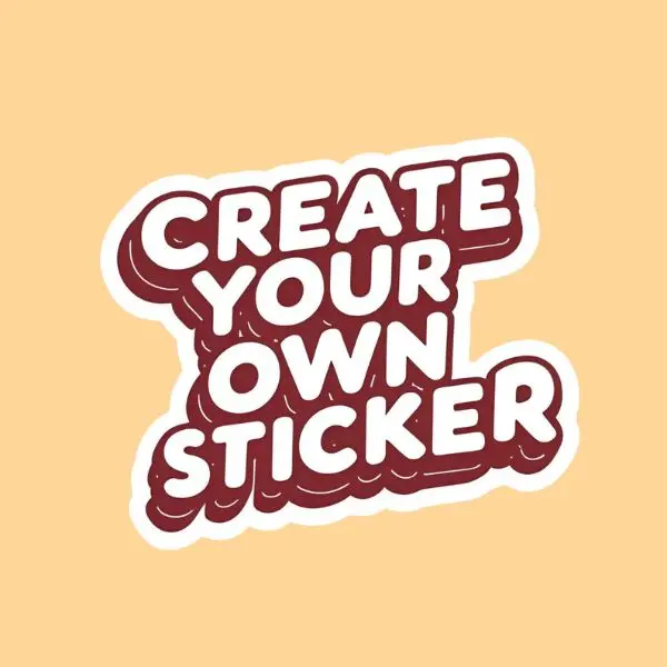 Customizable Vinyl Sticker: Personalized Design, Text and Image, Custom Face Stickers, Personalized Stickers, Waterproof Vinyl Stickers