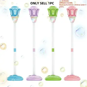 Automatic Bubble Machine, 47 Inches Tall, Adjustable Height Stand, Party Toy, Outdoor Garden, Holiday Gift, Includes 100ML Bubble Solution