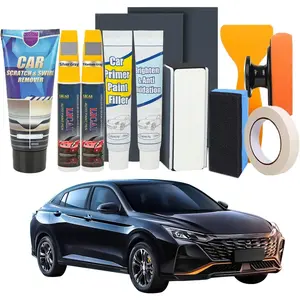 Car Scratch Remover, Car Paint Scratch Repair Touch Up Paint Pen for Repair Automotive Paint Branch Nail Scratches Swirl (Silver Gray + Titanium Gray)