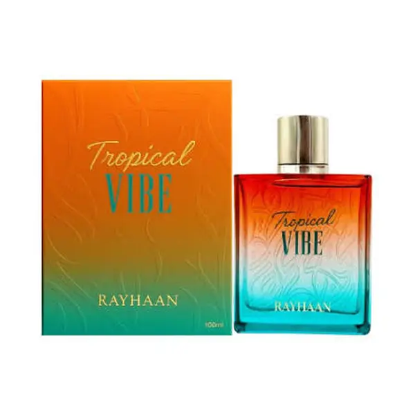 Rayhaan Tropical Vibe Summer Refreshing Fragrance for Men Women Unisex Eau de Parfum Spray 100ml, 3.4 FL OZ