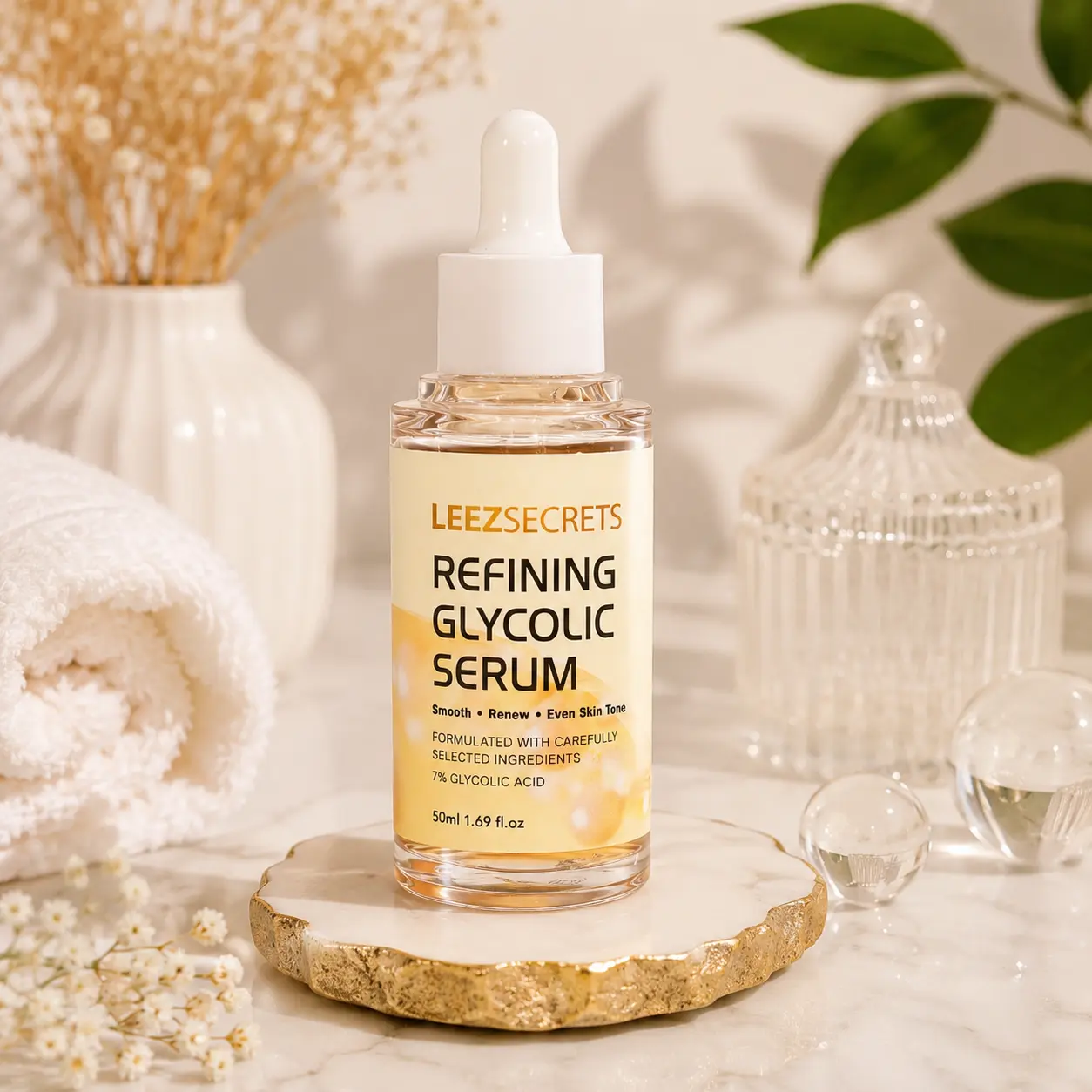 LEEZSECRETS REFINING GLICOLIC ACID