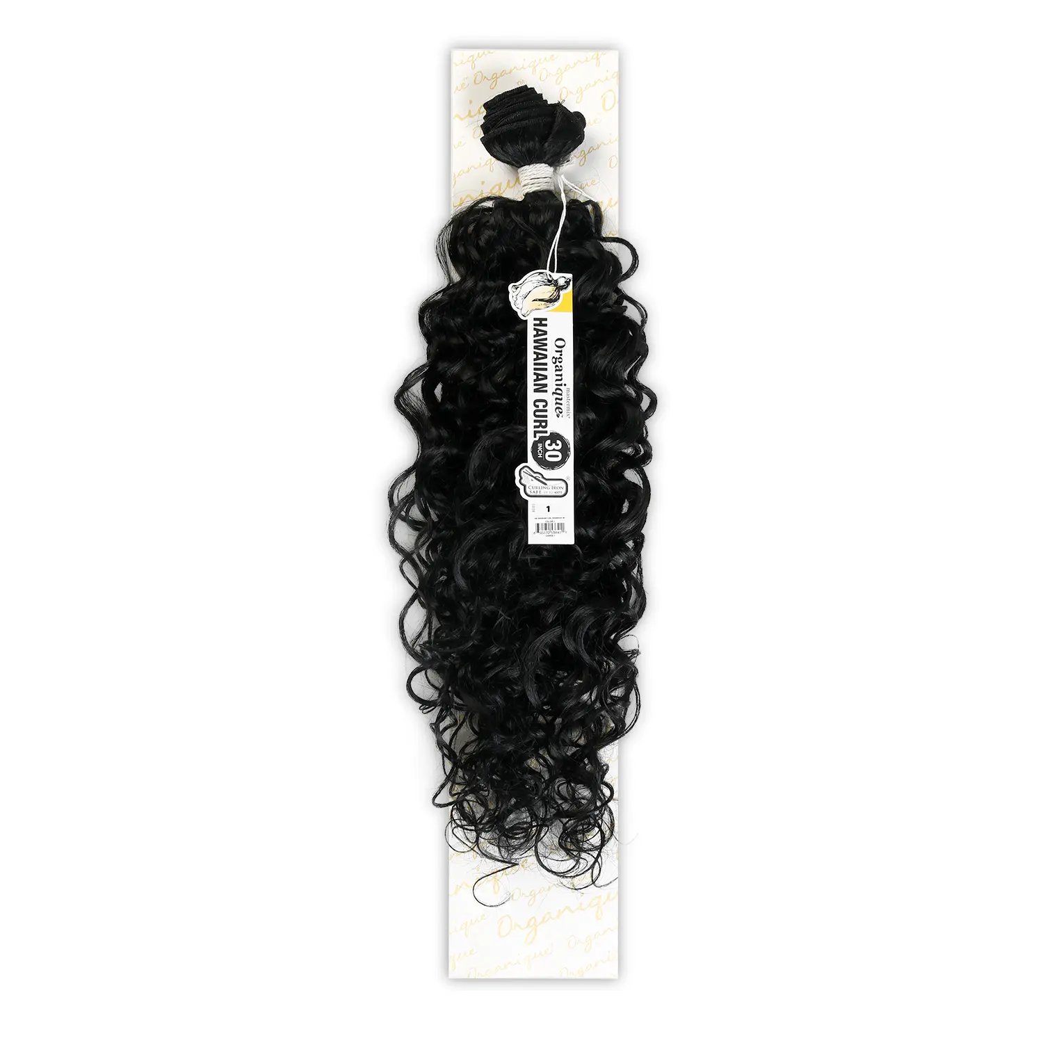 Milky Way Weave Organic Hawaiian Curl Synthetic Hair Extensions, 30" Length, Natural Look, Affordable Price, Extensions Hair for Versatile Styling