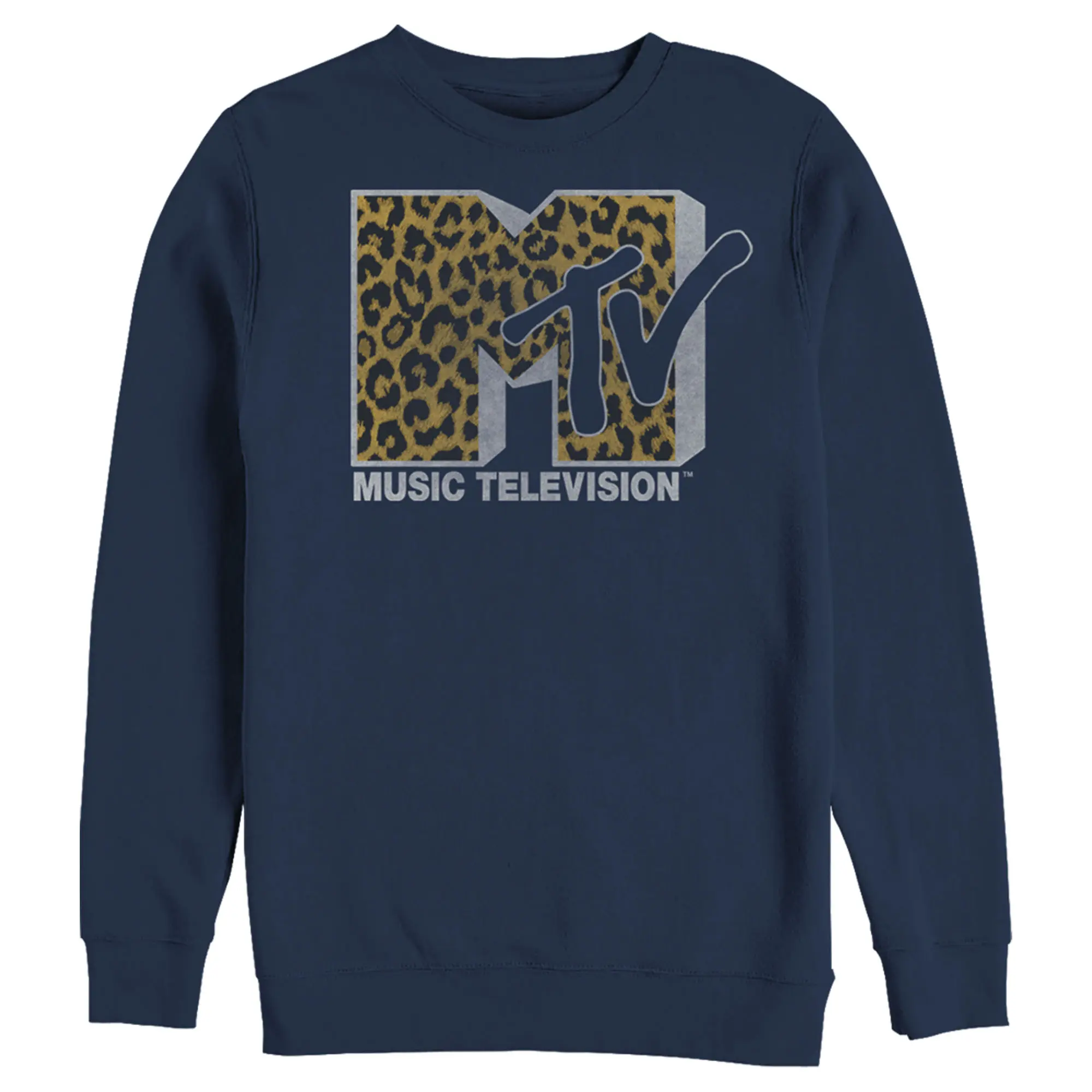 Men's MTV Cheetah Print Logo Sweatshirt