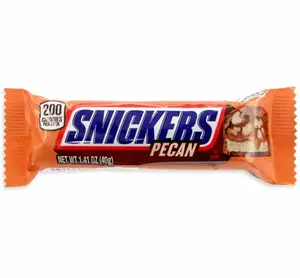 Snickers Pecan Candy Bars: 24-Piece Box Snickers Pecan Candy Bars: 24-Piece Box