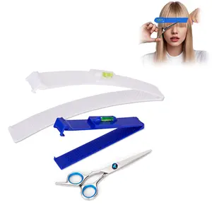 Professional Hair Styling Tools: DIY Layering Kit (Includes Hair Clips and Guides for Bangs, Layering, and Split Ends)  3-Piece Set