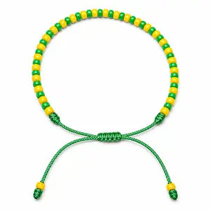 Ilde Bracelet Santeria Adjustable Beaded Thread Bracelet Yoruba Orisha Spiritual Pulsera de Santo Religious Protection Jewelry