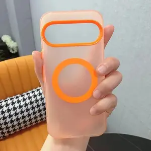 Magsafe Protective Case For Google Pixel 10 9 8 Pro XL 9A 8A Luxury Skin Feel Candy Magnetic Back Cover Wireless Charging Bumper Funda Phone Shell