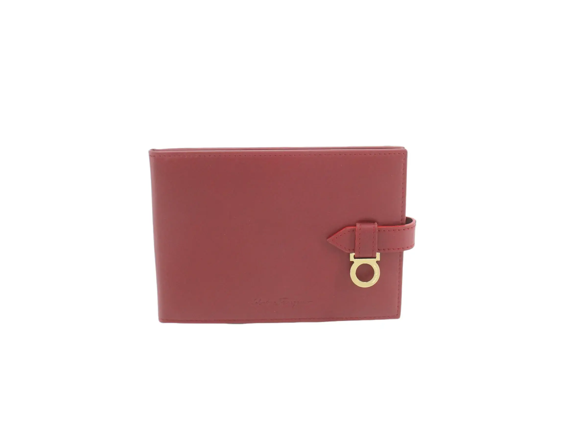 Pre-owned SALVATORE FERRAGAMO leather Small Leather Goods Ｆｅｒｒａｇａｍｏ Passport holder