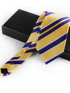 Woven High Density 6cm Stripe Business Tie, Fashionable Durable Design, Stylish Tie Design, Perfect for Formal Occasions and Professional Wear, Striped Print Tie