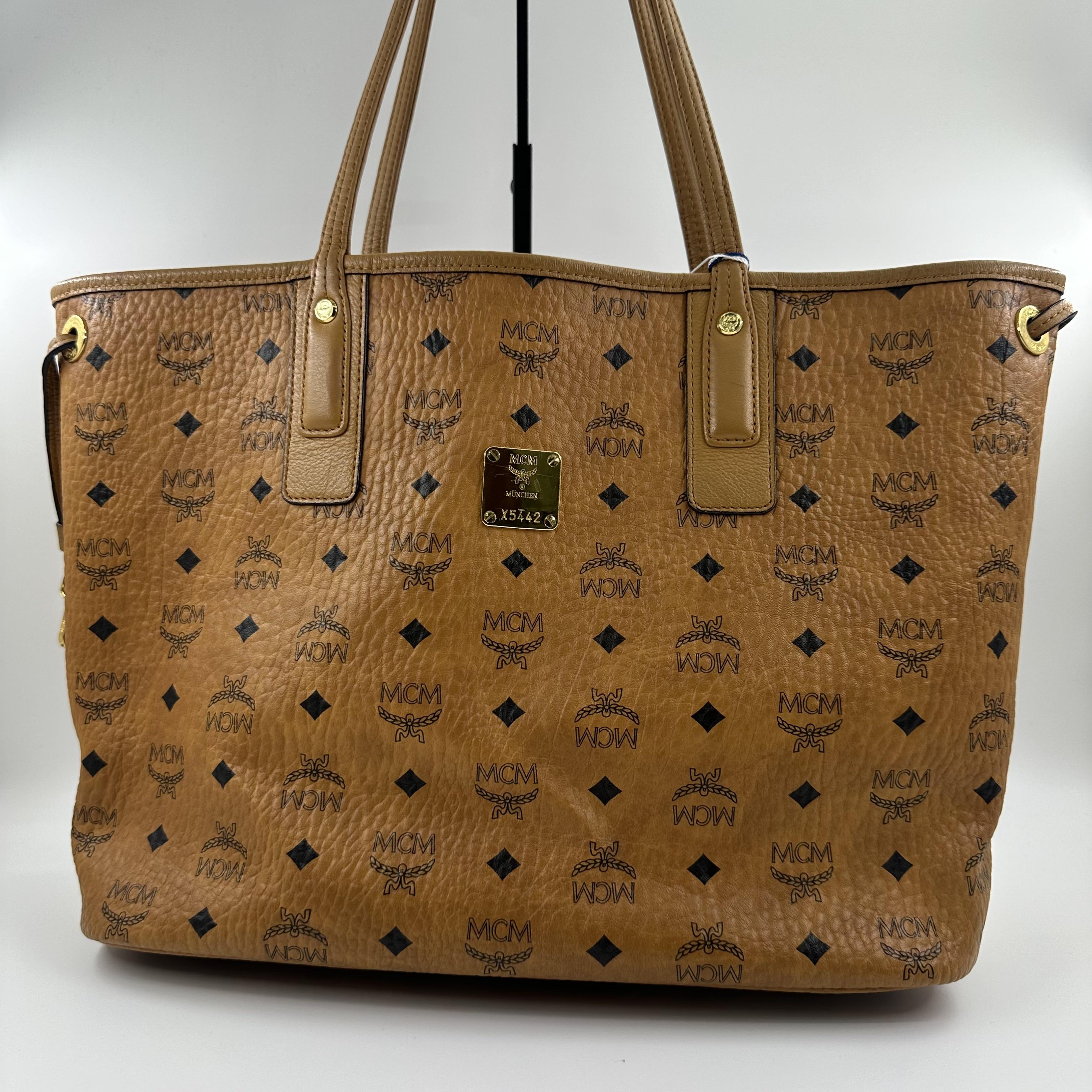 Pre-owned MCM leather tote hand/shoulder bag