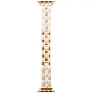 Women's Metal Band for Apple Watch, Luxury Enamel Style with Jewelry Clasp, Fits 38/40/41/42/44/45/46/49mm Iwatch Se/ultra/series 11-1, Smart Watch Accessories, Watch Straps