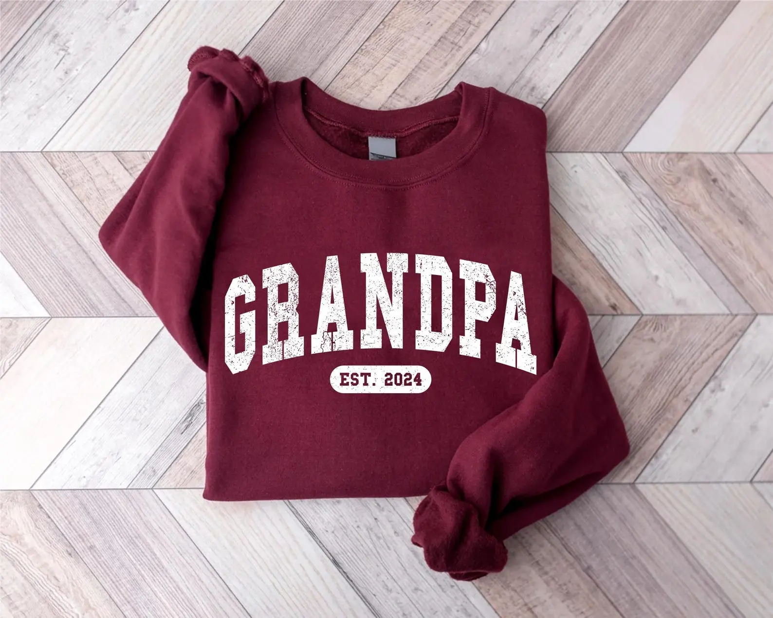 Retro Personalized Grandpa Sweatshirt, Fathers Day Gift, Cool Grandpa Sweatshirt, Gift for Grandparents, Gift for Grandpa, New Grandpa Gift