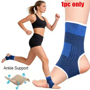 Breathable Knitted Ankle Support Brace, Premium Foot & Heel Compression Sleeve, Comfortable and Durable Anklet for Daily Use