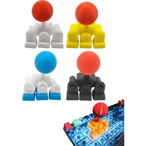 1pc 3D Printed Keyboard Joystick Keycap, Retro Arcade Stick Mod for Mechanical Keyboards, 4-Key Linkage WASD Controller Attachment, Gaming Keycap Set
