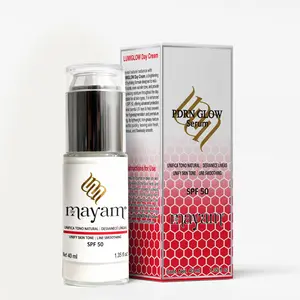 Mayam Beauty LUMIGLOW Dark Spot Correcting Facial Cream SPF 50 40ml Hydrates Wrinkle Care Even Skin Tone Collagen Boost Retinol Anti-Aging Daily Use