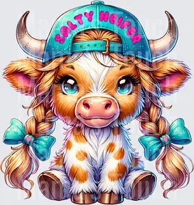 Salty Heifer Highland Cow