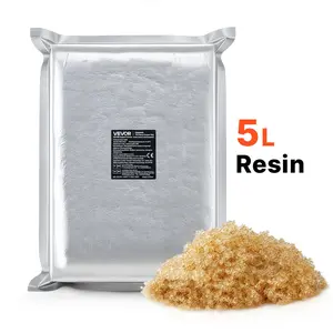 【FathersDayGift】 VEVOR 5L Mixed-Bed Deionized Resin Filter Refill, Car Wash Equipment for Spotless Systems, Refillable Cartridge Compatible with Car, RV Water Systems