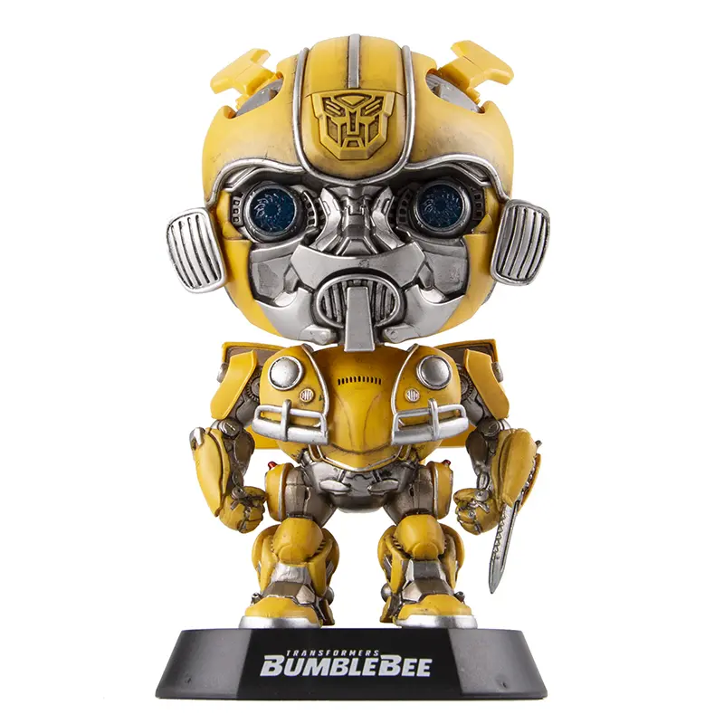 Hasbro High-End Bumblebee Action Figurine with Sword - Collectible Statue, Display Art for Entertainment Enthusiasts