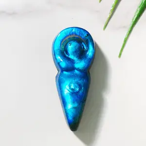 Labradorite Yoga model-crystal carving