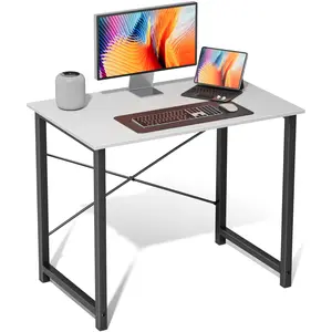 Upgrade Your Workstation: 44-63 Inch Ergonomic Computer Desk, Sturdy Wood Office Desk for Home Gaming & Study, Modern All-in-One Writing Table