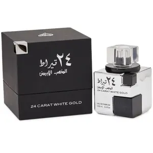 Lattafa 24 Carat White Gold EDP, 100ML (3.4 oz) Men's Fragrance