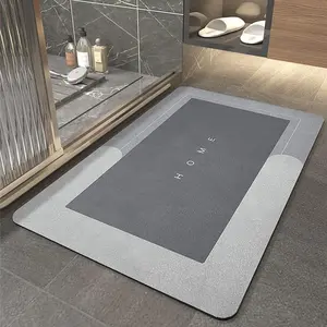 ​Ultra Absorbent Floor Mat - Quick Dry Bathroom Carpet Soft Non Slip for Bathtub Toilet Bedroom Kitchen