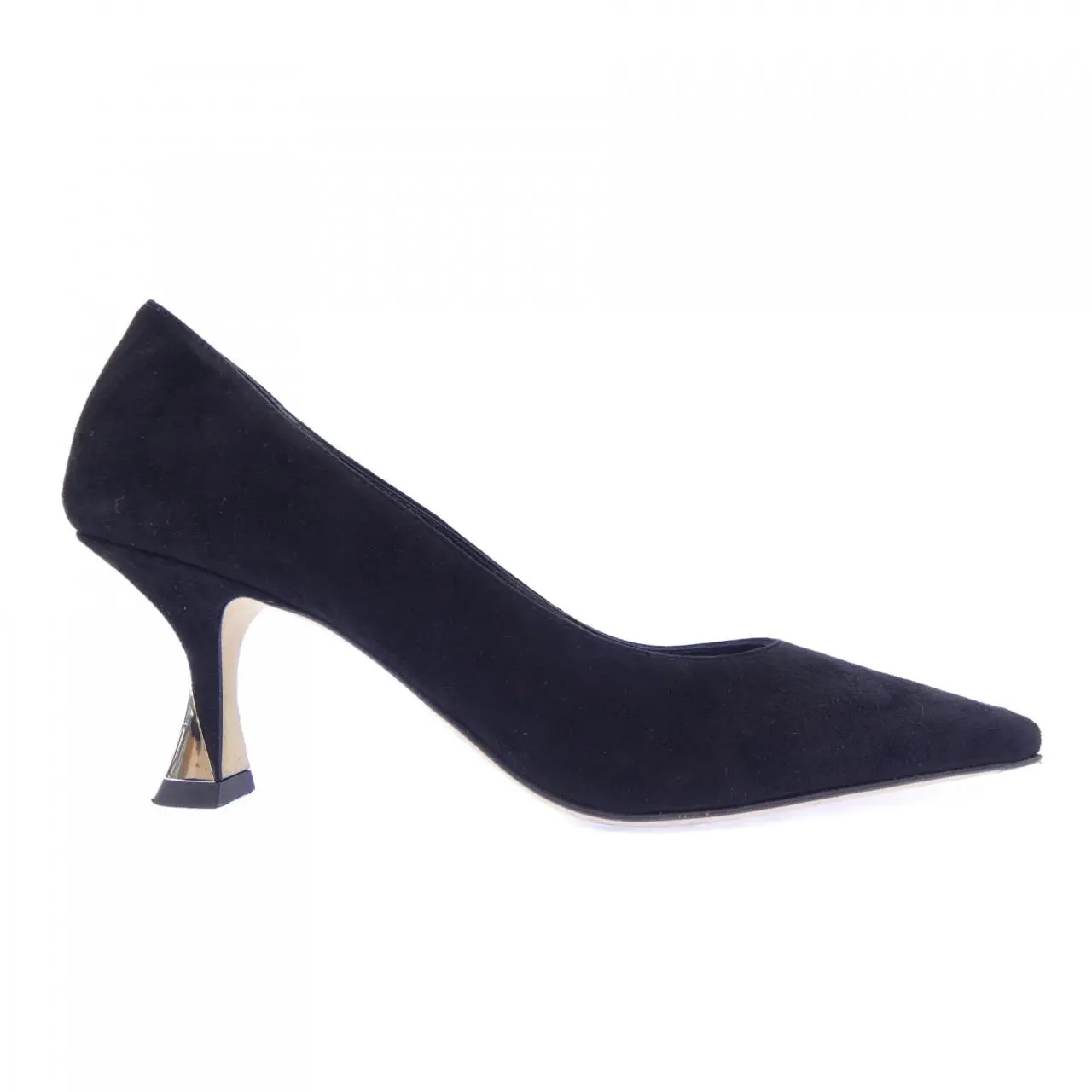 Pre-owned Louis Vuitton Suede Small Leather Goods Sparkle Line Pumps