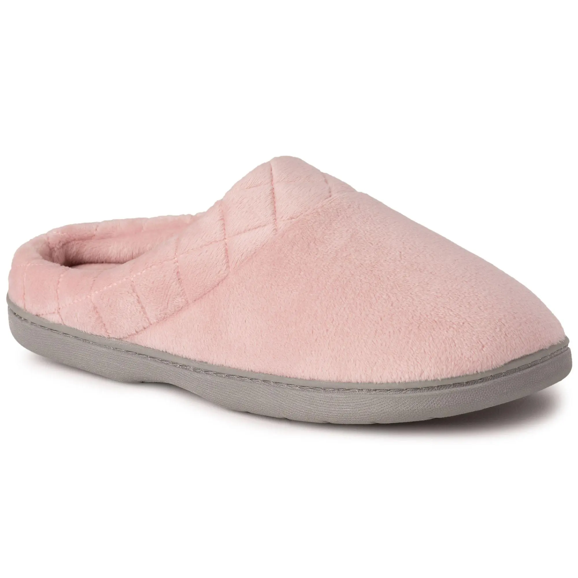 Dearfoams Women's Memory Foam Washable Velour Clog Slippers