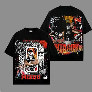 Vintage Penta El Zero Miedo v4 Retro Premium 100% Cotton T-Shirt, The Lucha Brothers Fans, Penta El Zero Miedo Fans, Rey Fénix Fans, Hustle Loyalty Respect Wrestling T-Shirt, Iconic WWE Legend Merch