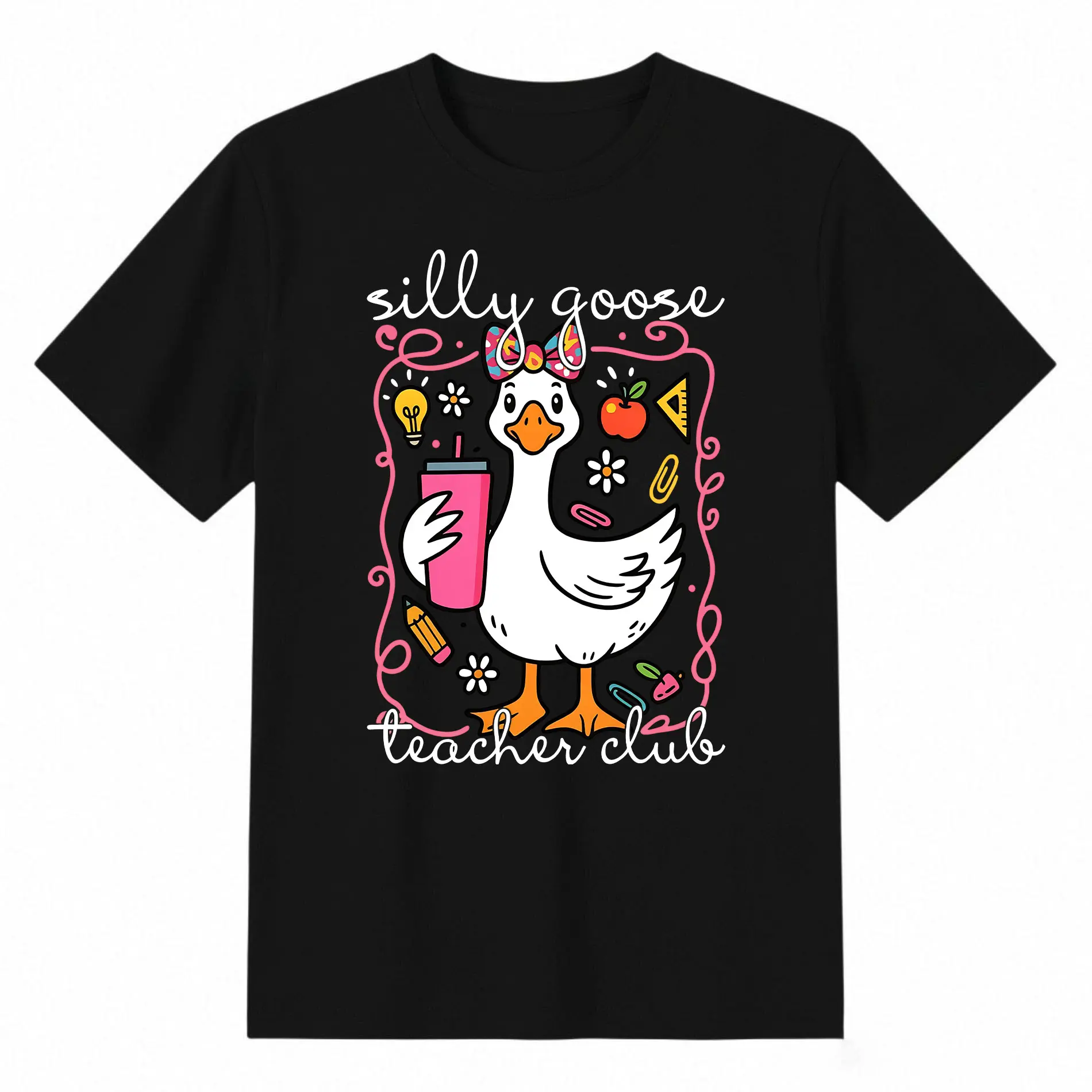 Goose Teacher Club Shirt, Funny Teacher Club T-Shirt, Cute Back To School Tee, Teacher Appreciation Gift, Funny Gift For Teacher funny shirts