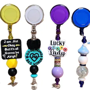 Customized Retractable ID Holders made live with Unique Designs in Various Colors for Professionals & Students Badge Decoration