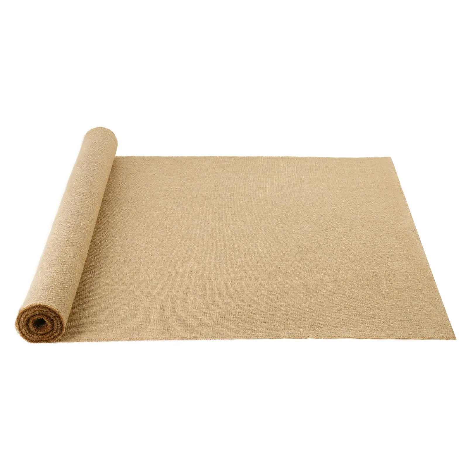 【Summerfinds】VEVOR Burlap Fabric Roll, 40” x 30 ft & 50 x 50 High Density Wide Natural Burlap Fabric Rolls, Jute Fabric Burlap Tree Wrap Roll, for Decor, Crafts, Wedding, Gardening, Plant & Tree Winter Covering