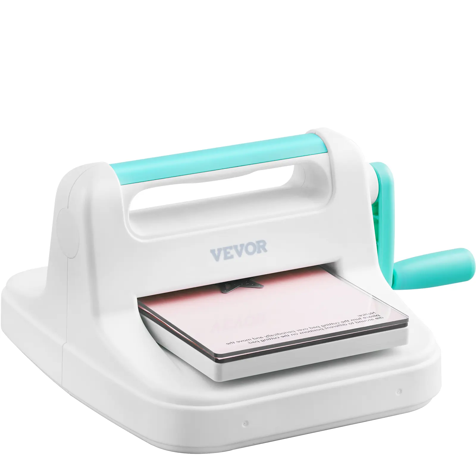 【summerfinds】VEVOR Manual Die Cutting & Embossing Machine, Portable Cut Machines, 6 inch Opening Scrapbooking Machine Full Kit Included, For Arts & Crafts, Scrapbooking, Card Making and Crafting, White